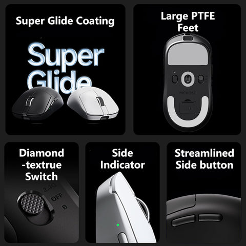 MCHOSE A7 V2 Series Lightweight All-round Wireless Gaming Mouse