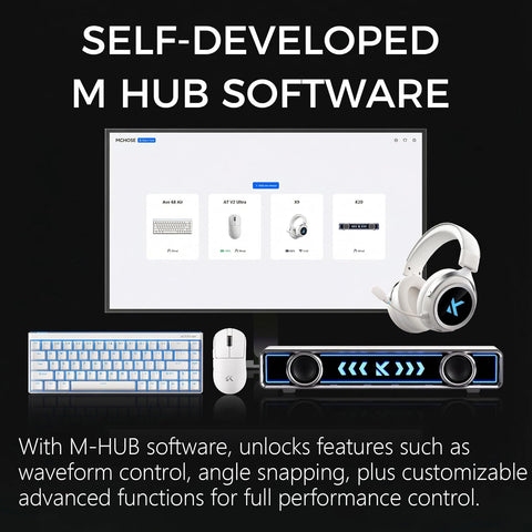 MCHOSE A7 V2 Series Lightweight All-round Wireless Gaming Mouse