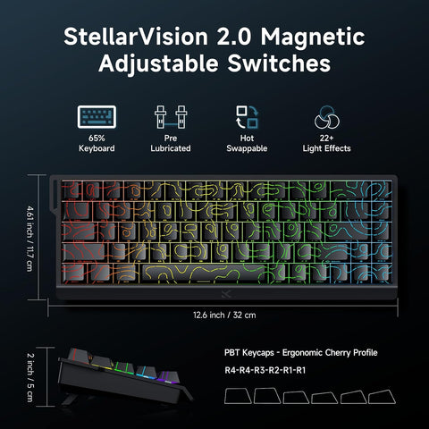 MCHOSE Ace 68 Hall Effect Magnetic Switch Gaming Keyboard