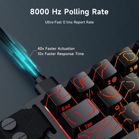 MCHOSE Ace 68 Hall Effect Magnetic Switch Gaming Keyboard