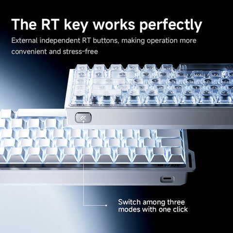 MCHOSE Ace 68 V2 RGB Hot-swappable Wired Mechanical Gaming Keyboard - Ring Magnetic Axis, 68 keys