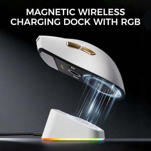 MCHOSE K7 Ultra Gaming Mouse, 59g Lightweight, 500mAh Battery, 8K Polling Rate