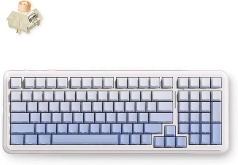 MCHOSE K99 V3 RGB Hot-Swappable Wireless Gaming Keyboard, Icy Creamsicle Switch, 99 keys