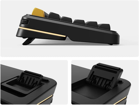 MCHOSE K99 V3 RGB Hot-Swappable Wireless Gaming Keyboard, Icy Creamsicle Switch, 99 keys