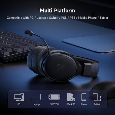 MCHOSE V9 Pro Noise-Canceling Wireless Gaming Headset