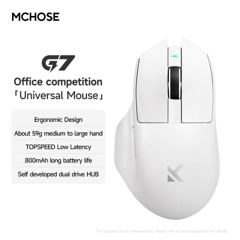 MCHOSE G7 Lightweight Ergonomic Wireless Mouse