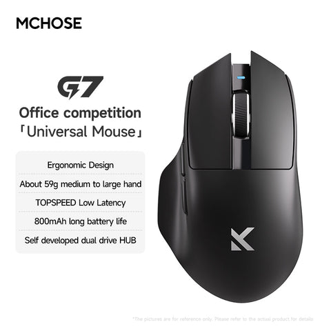 MCHOSE G7 Lightweight Ergonomic Wireless Mouse