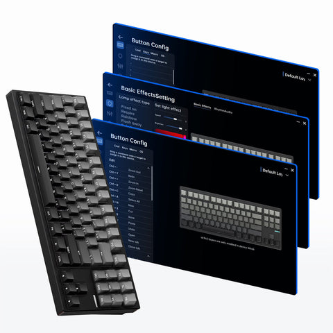 MCHOSE GX87S Aluminum Custom Mechanical Keyboard