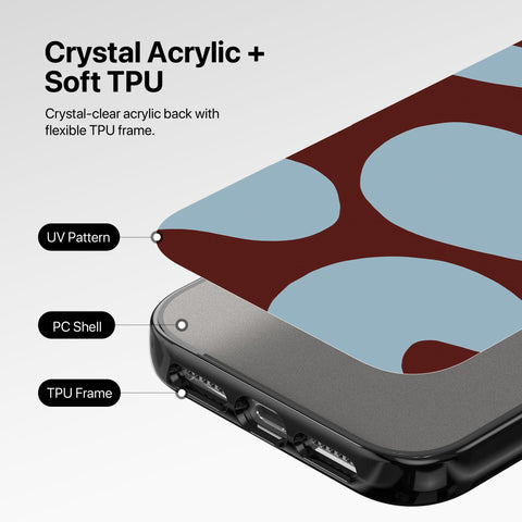 Magnetic iPhone Case - Blue Mocha