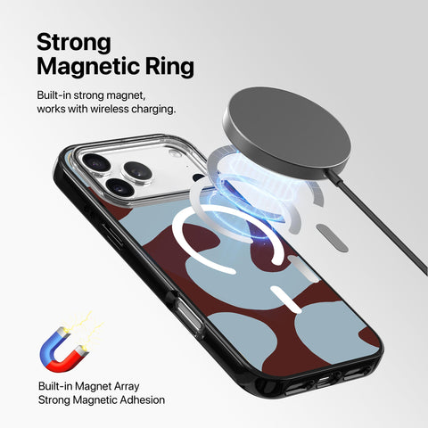 Magnetic iPhone Case - Blue Mocha
