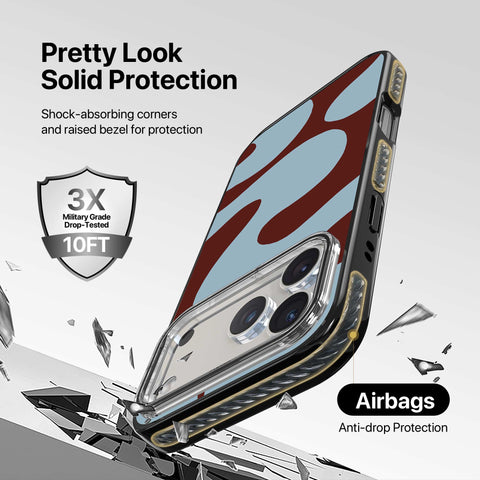 Magnetic iPhone Case - Blue Mocha