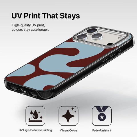 Magnetic iPhone Case - Blue Mocha