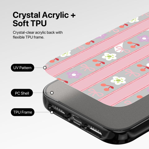 Magnetic iPhone Case - Cherry Bloom