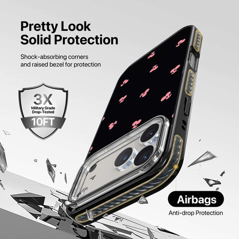 Magnetic Clear iPhone Case – Cherry Pop