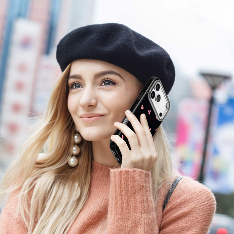 Magnetic Clear iPhone Case – Cherry Pop