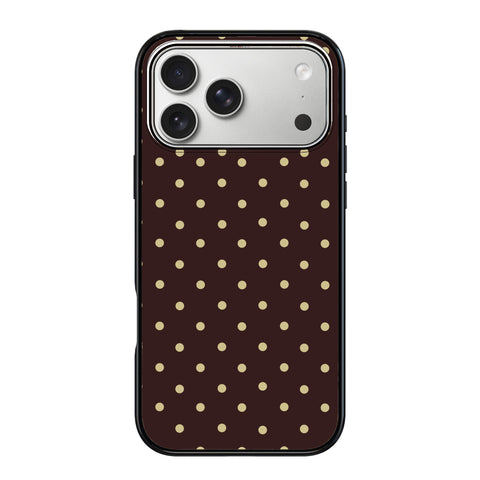Magnetic iPhone Case - Choco Dots