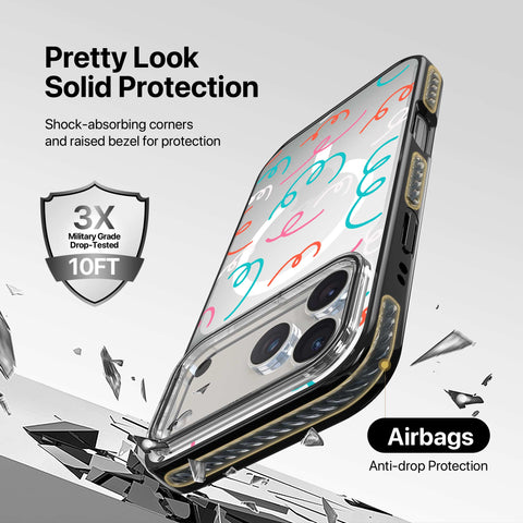 Magnetic iPhone Case - Colour Swirls