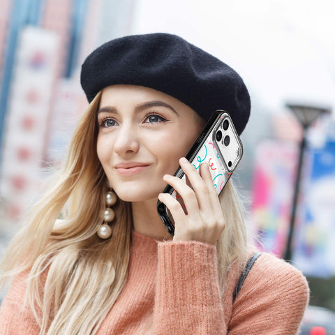 Magnetic iPhone Case - Colour Swirls