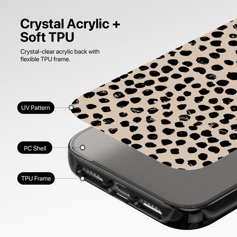 Magnetic iPhone Case - Ink Dots