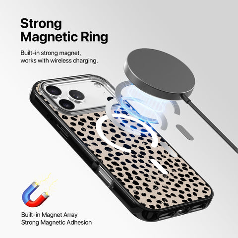 Magnetic iPhone Case - Ink Dots