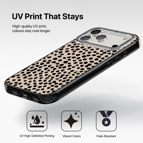 Magnetic iPhone Case - Ink Dots