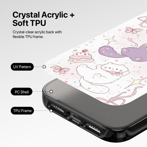 Magnetic iPhone Case - Kitty Dream