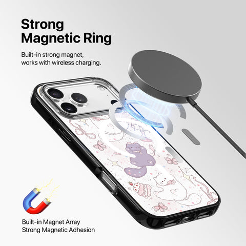Magnetic iPhone Case - Kitty Dream