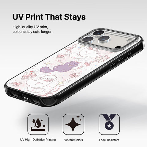 Magnetic iPhone Case - Kitty Dream