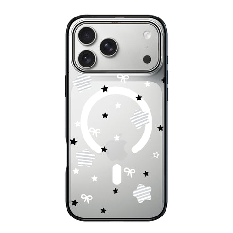 Magnetic iPhone Case - Star Bows