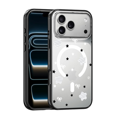 Magnetic iPhone Case - Star Bows