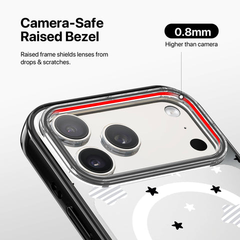 Magnetic iPhone Case - Star Bows