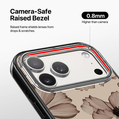 Magnetic iPhone Case - Mocha Blooms