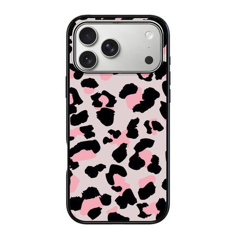 Magnetic iPhone Case - Pink Leopard