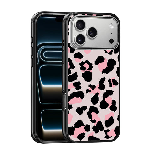 Magnetic iPhone Case - Pink Leopard