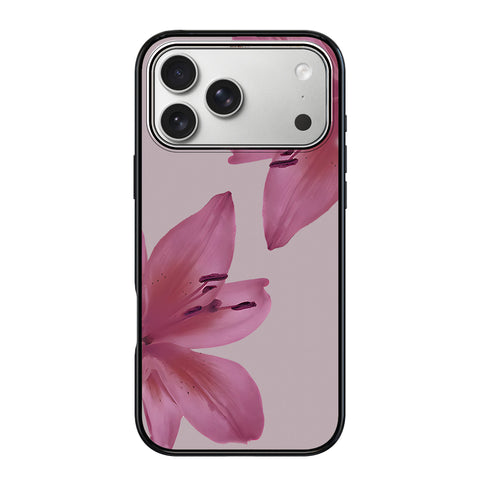 Magnetic iPhone Case - Pink Lily