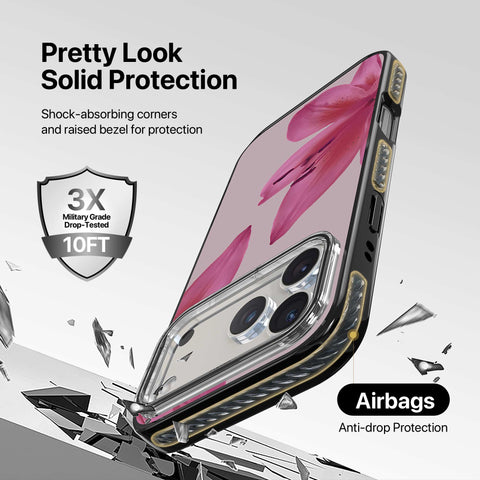 Magnetic iPhone Case - Pink Lily