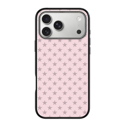 Magnetic iPhone Case - Pink Stars