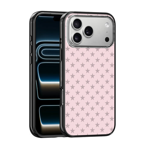 Magnetic iPhone Case - Pink Stars