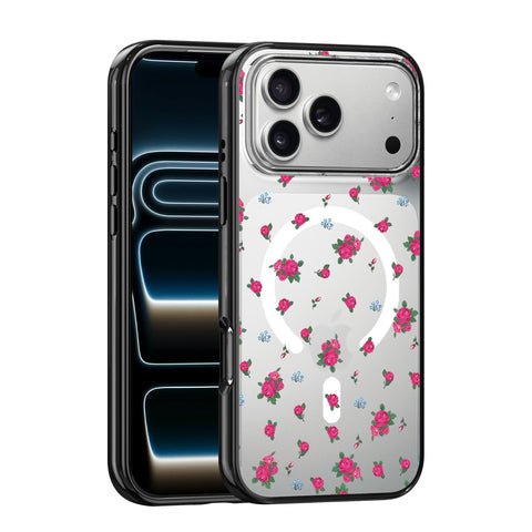 Magnetic Clear Case – Rose Scatter