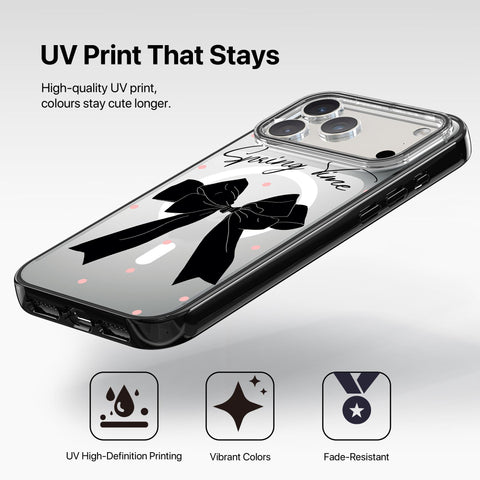 Magnetic iPhone Case - Spring Bow