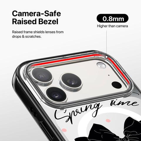 Magnetic iPhone Case - Spring Bow