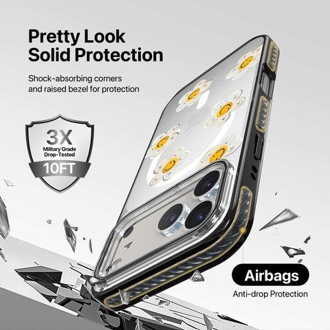 Magnetic iPhone Case - Sunny Daisy