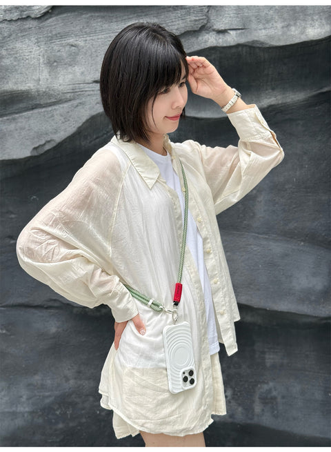 Premium Fashion Phone Lanyard – Universal Braided Shoulder Strap with Easy-Attach Clip