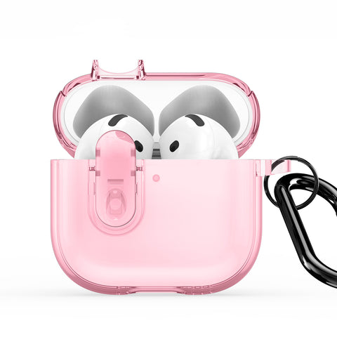 AirPods 4 Pink Case with Wireless Charging Support