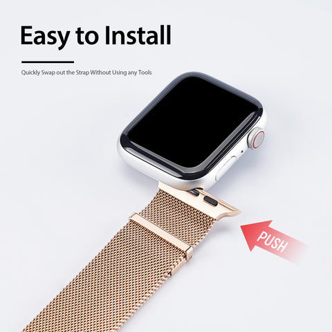 Premium Milanese Apple Watch Band – Gold