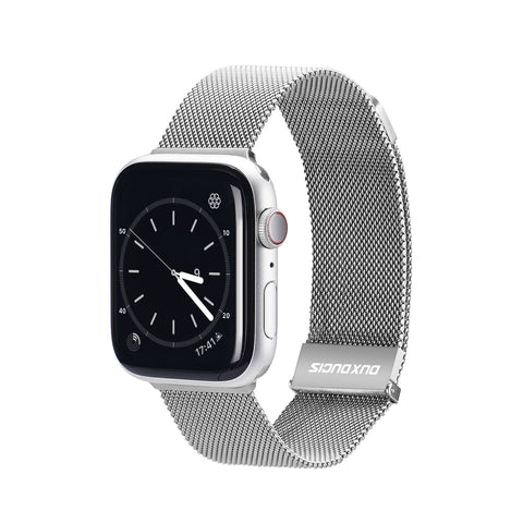 Premium Milanese Apple Watch Band – Silver