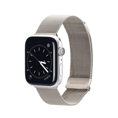 Premium Milanese Apple Watch Band – Starlight