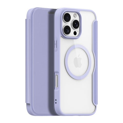 iPhone 16 Pro Max Folio Case with MagSafe and Card Holder - Purple