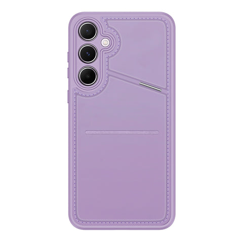 Samsung Galaxy S25 Magnetic Case with Stand - Purple