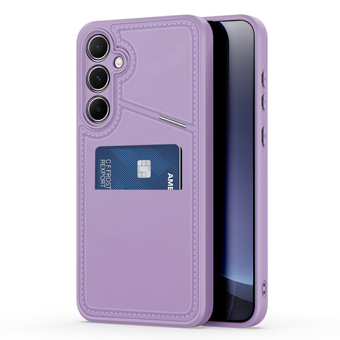 Samsung Galaxy S25 Magnetic Case with Stand - Purple